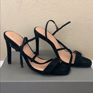 Halston Heritage Suede Sandals Size 5.5